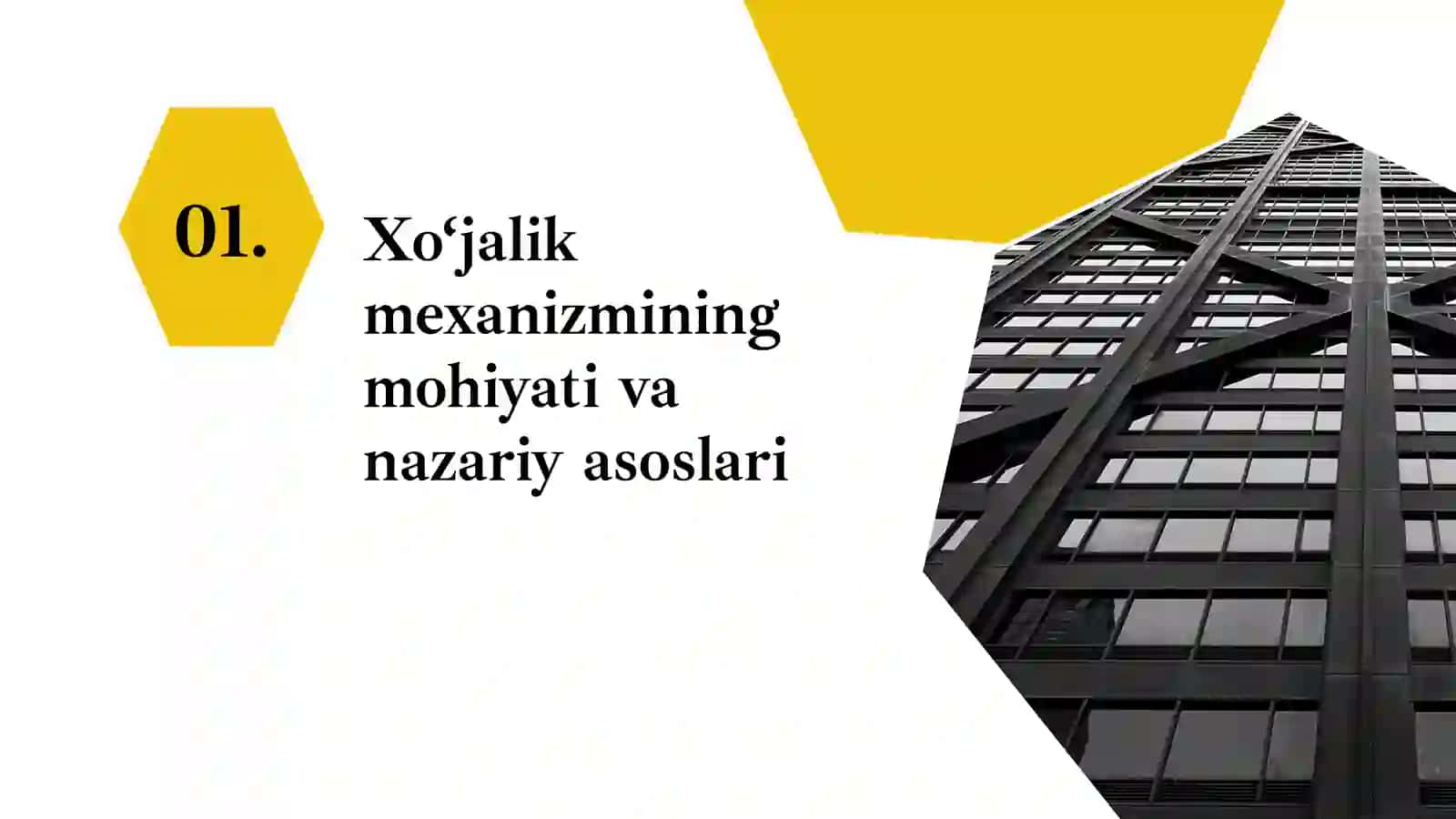 Xo’jalik mexanizmining nazariy asoslari va O’zbekiston bozor iqtisodiyotini shakllantirishdagi o’ziga xos xususiyatlari 3