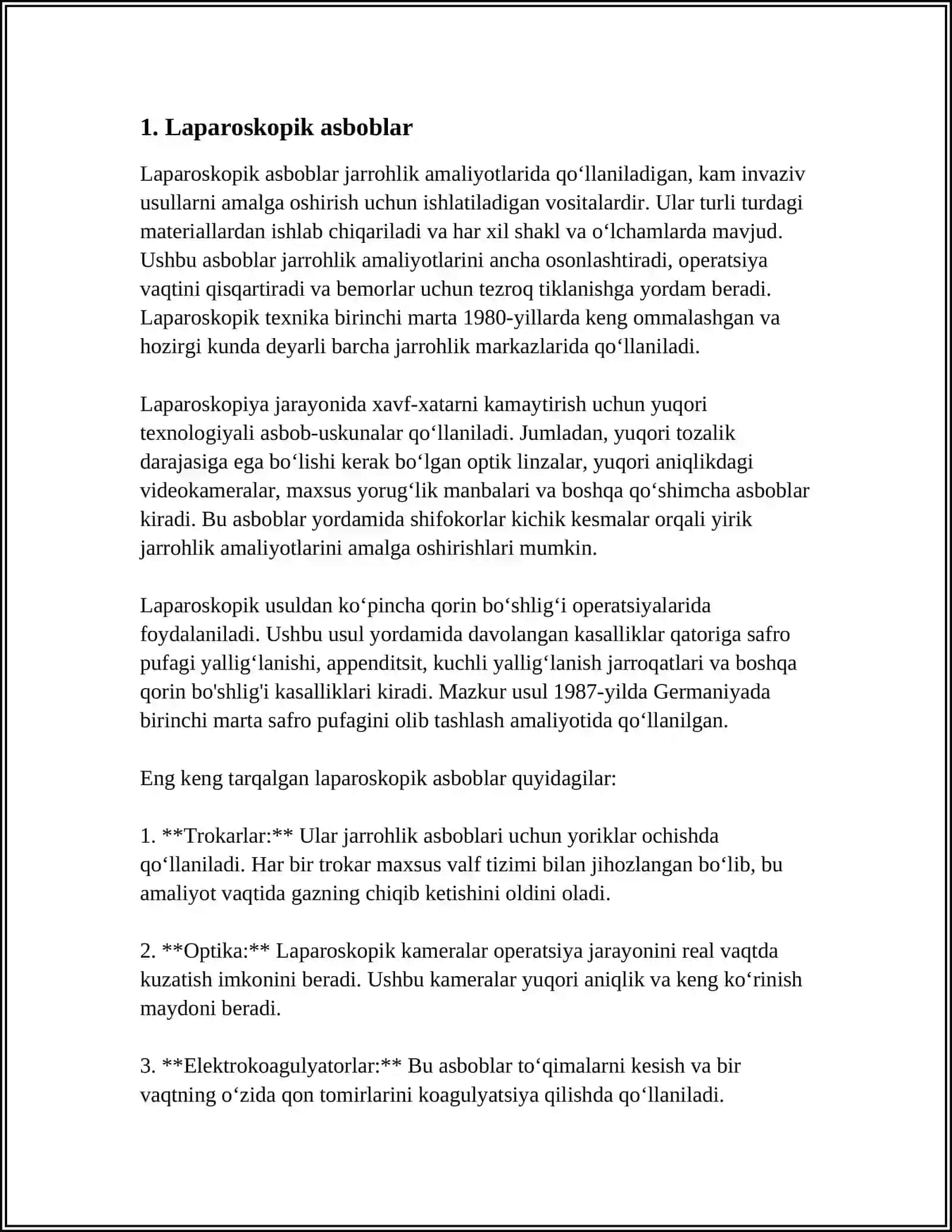 Laparoskopik asboblar 3