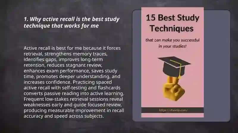 The Best Study Technique That Works for Me 3