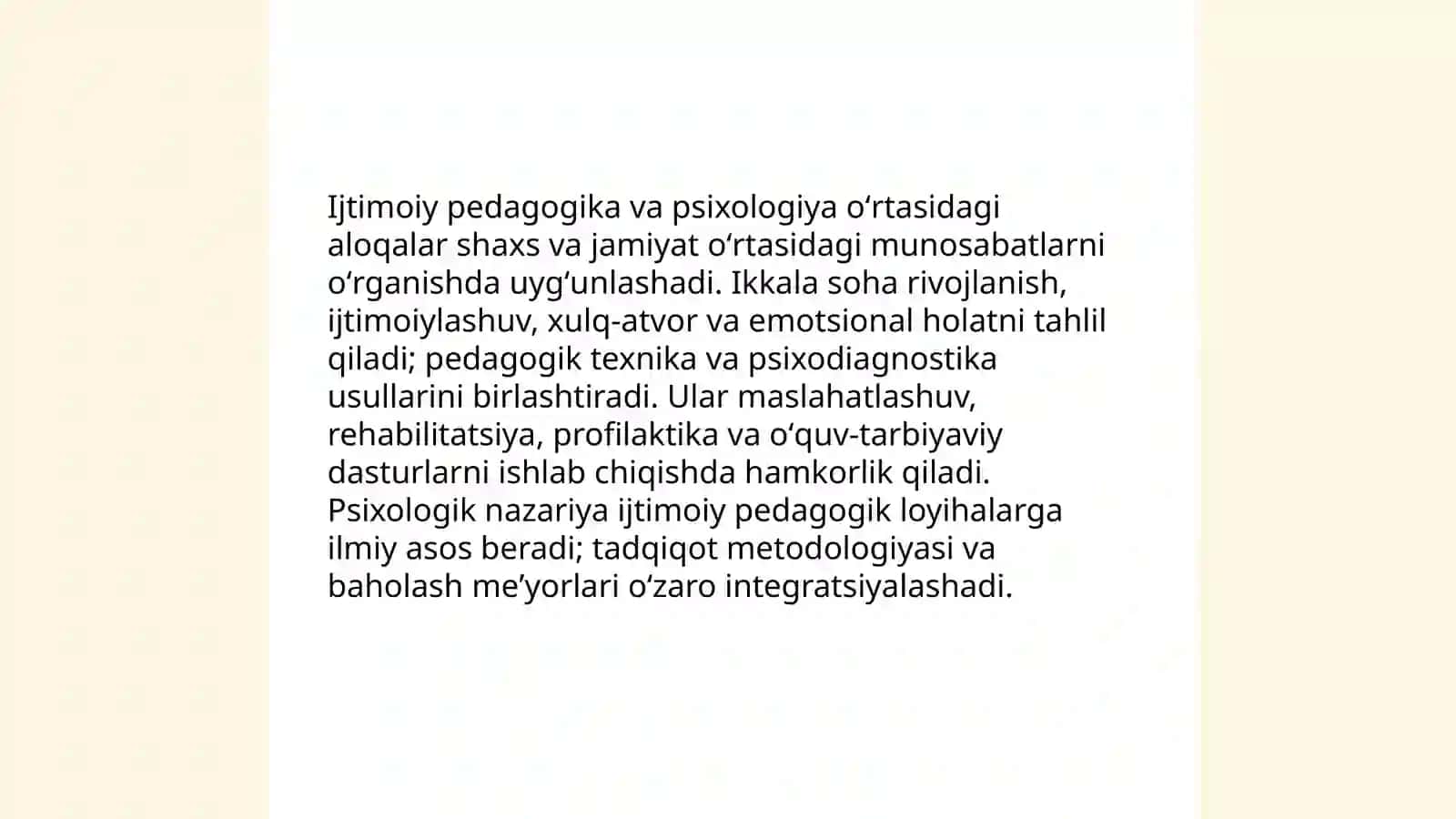 Ijtimoiy pedagogika va psixologiya 3