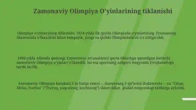 Olimpiya O‘yinlari 3