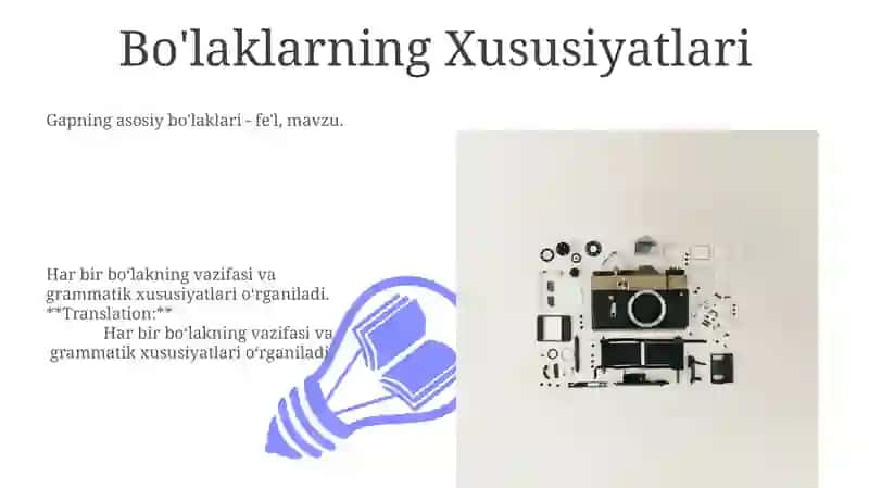 3-sinf Ona tili. Gap bo‘laklari mavzusi 3