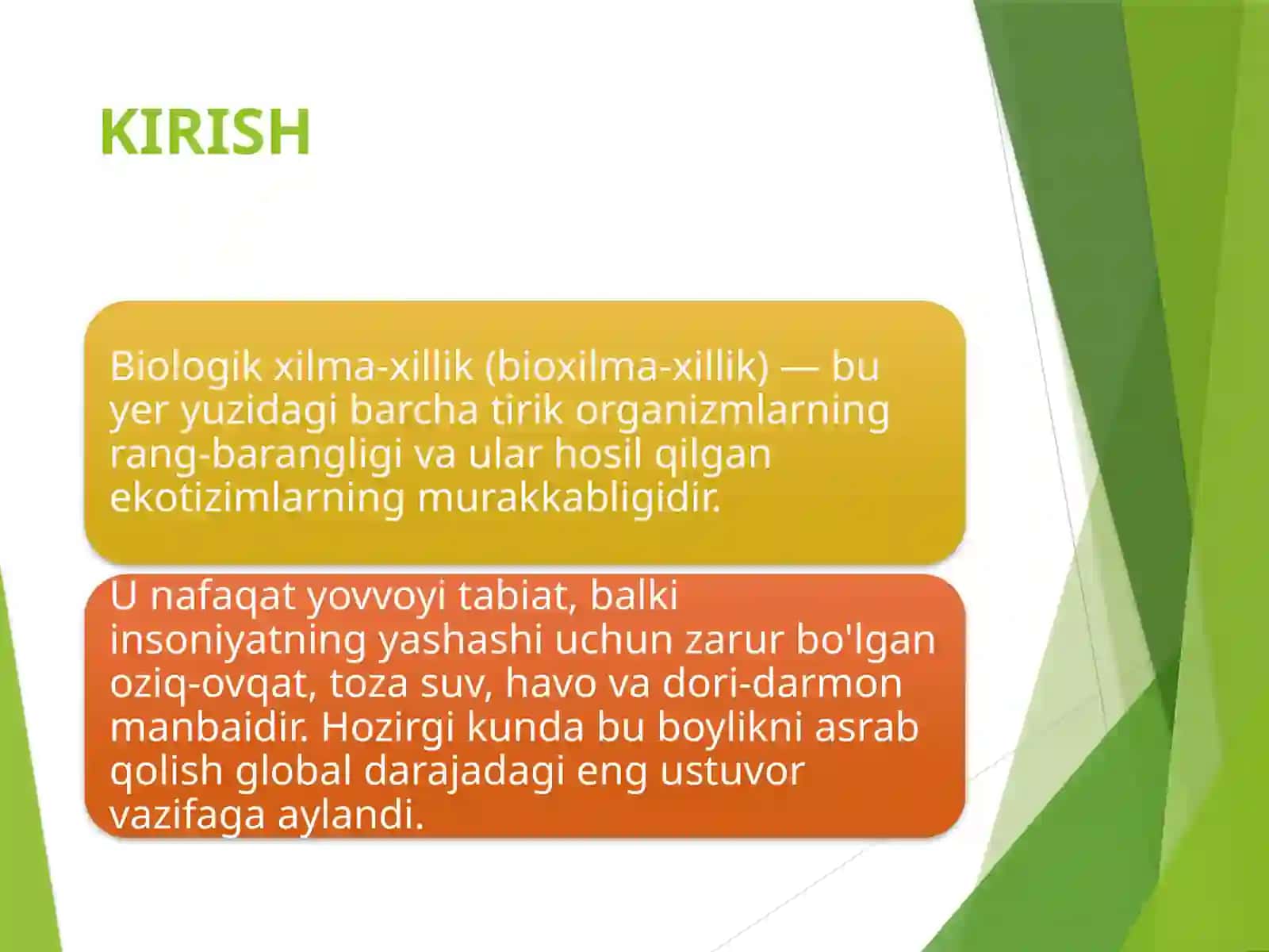 Biologik xilma-xillik va uning muhofaza qilish 3