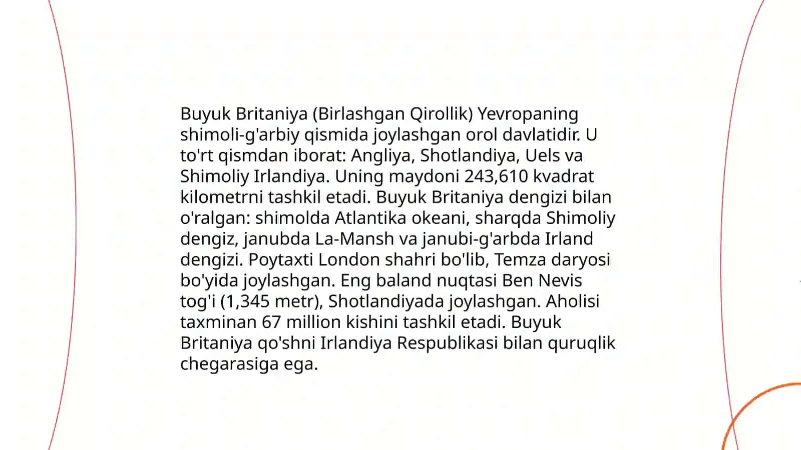 Buyuk Britaniya geografik o'rni, iqlimi 3