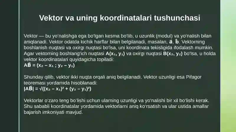 Vektorlar 3