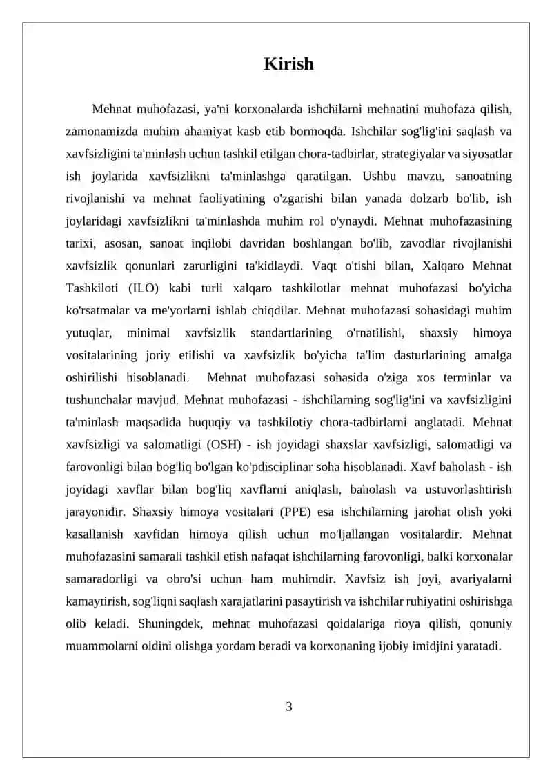 Mehnat Muhofazasi Korxonalarda 3