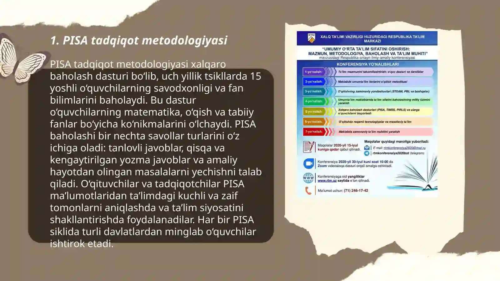 PISA xalqaro tadqiqotiga oid yangi matn asosida topshiriqlar ishlab chiqish 3