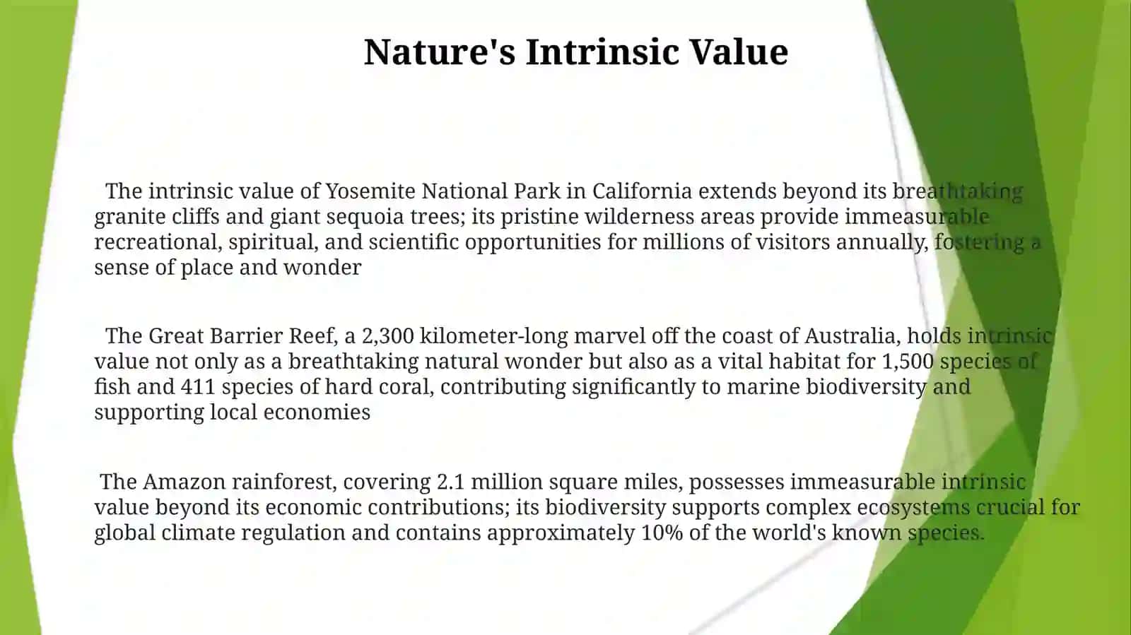 NatureSave the environment 3