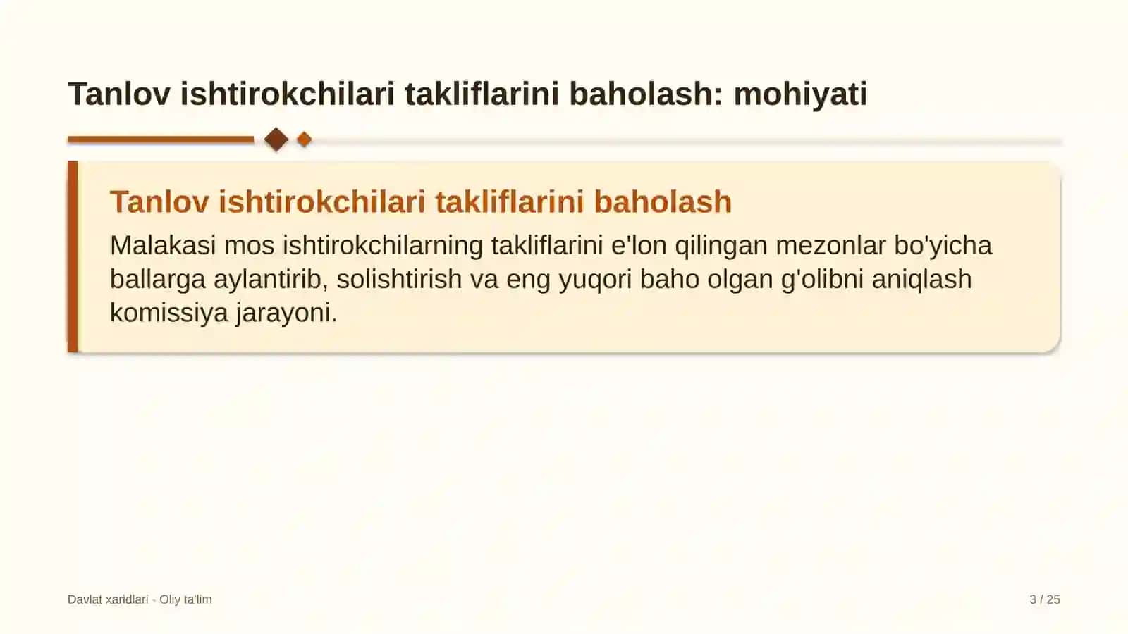 Aqlli shahar loyihalarida tanlov ishtirokchilari takliflarini baholash 3