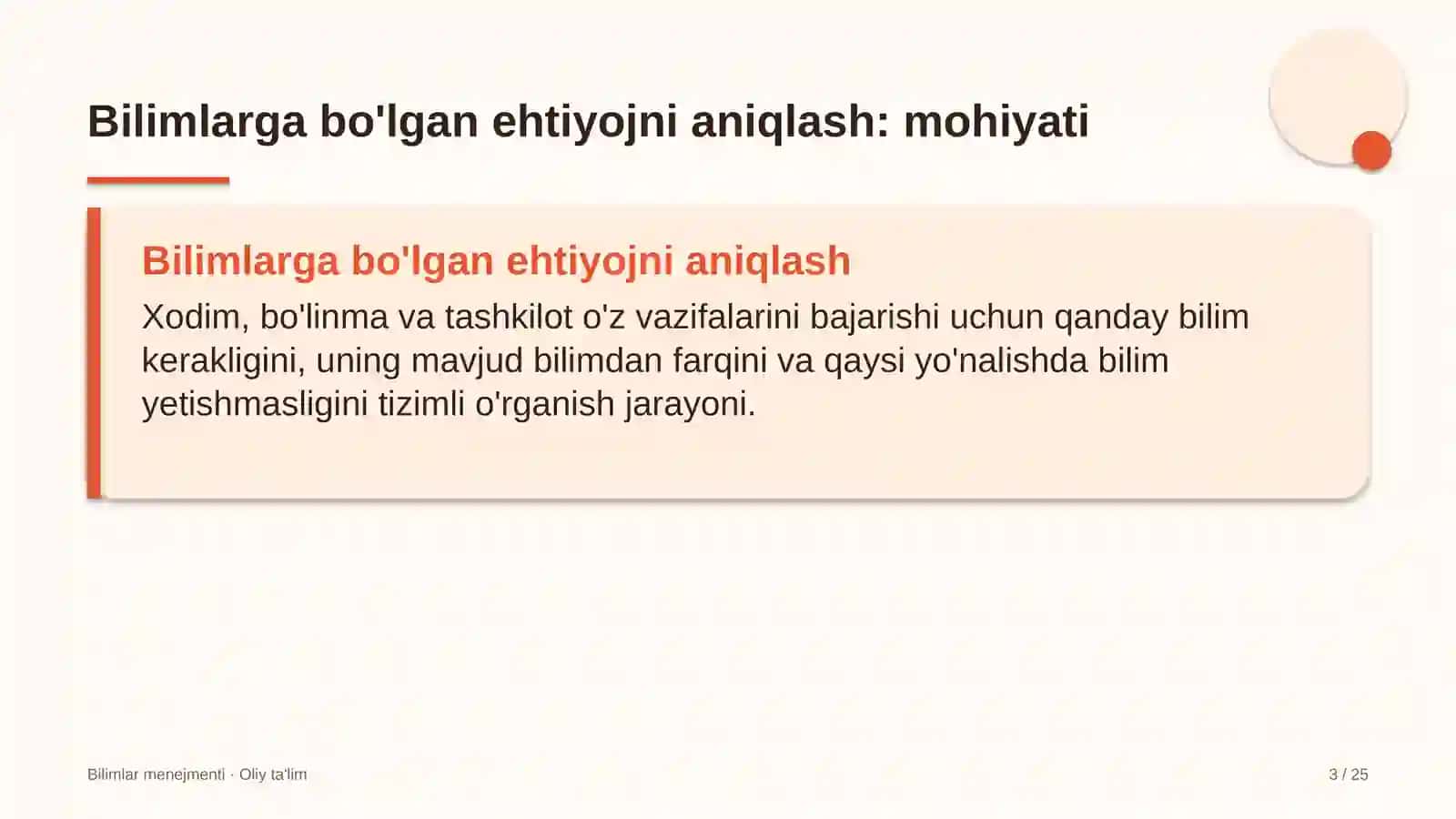 Texnikumlarda bilimlarga bo'lgan ehtiyojni aniqlash 3