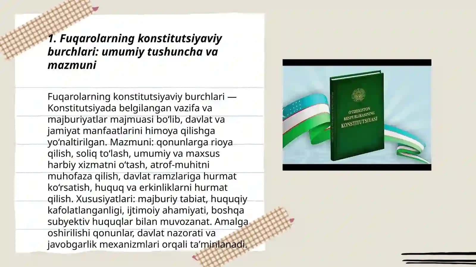 Fuqarolarning konstitutsiyaviy burchlari 3
