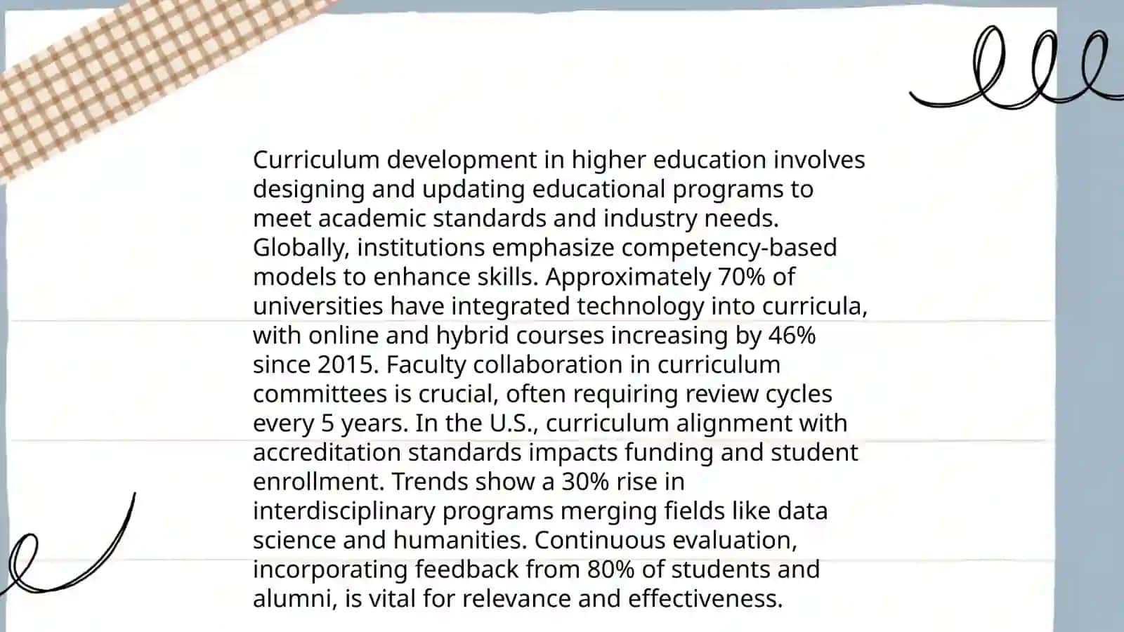 Curriculum Development in Higher Education 3