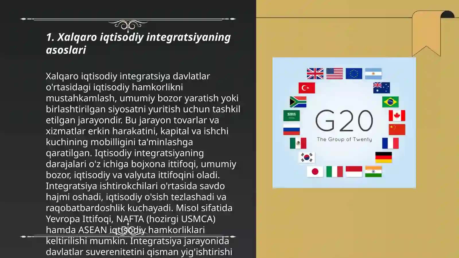 Xalqaro iqtisodiy integratsiya va xalqaro valyuta munosabatlari 3