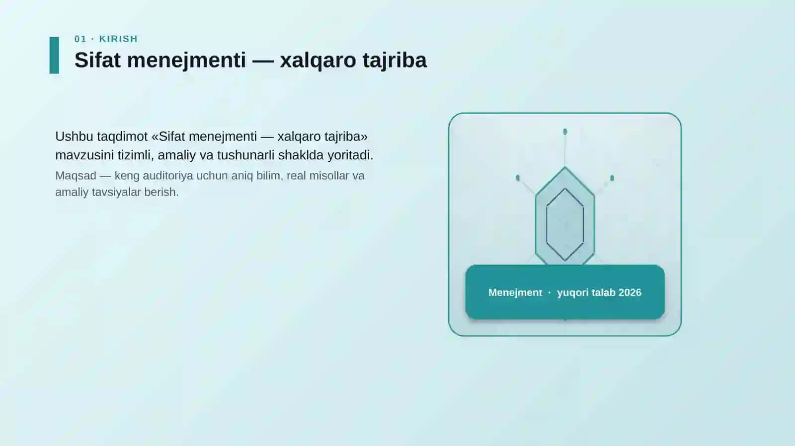 Sifat menejmenti - xalqaro tajriba 3