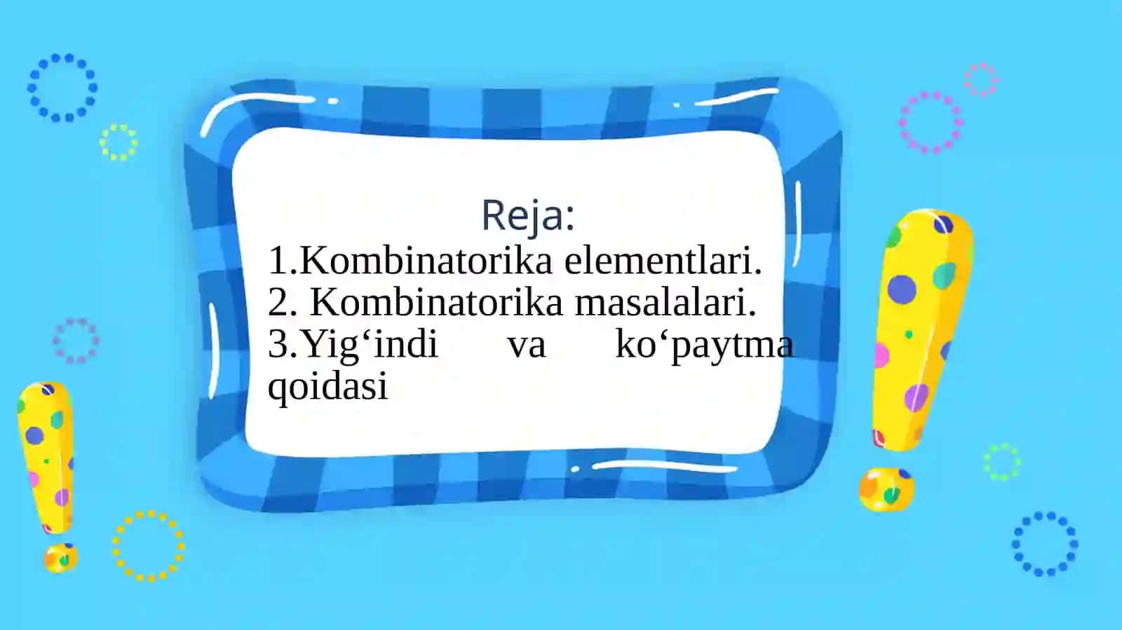 Kombinatorika elementlari 3