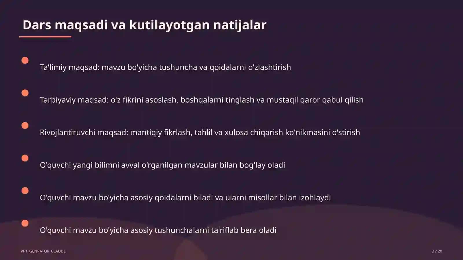 Dolzarb mavzular — maktab va o'qituvchilar 3