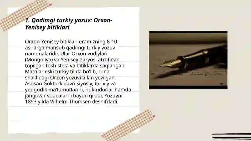 Qadimgi turkiy yozuv: Orxon-Yenisey bitiklari 3
