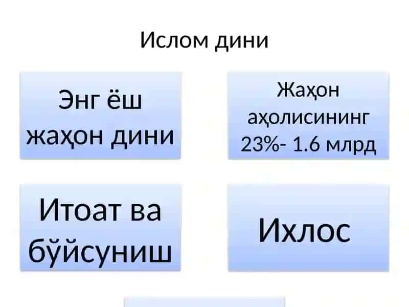 Ислом дини 3