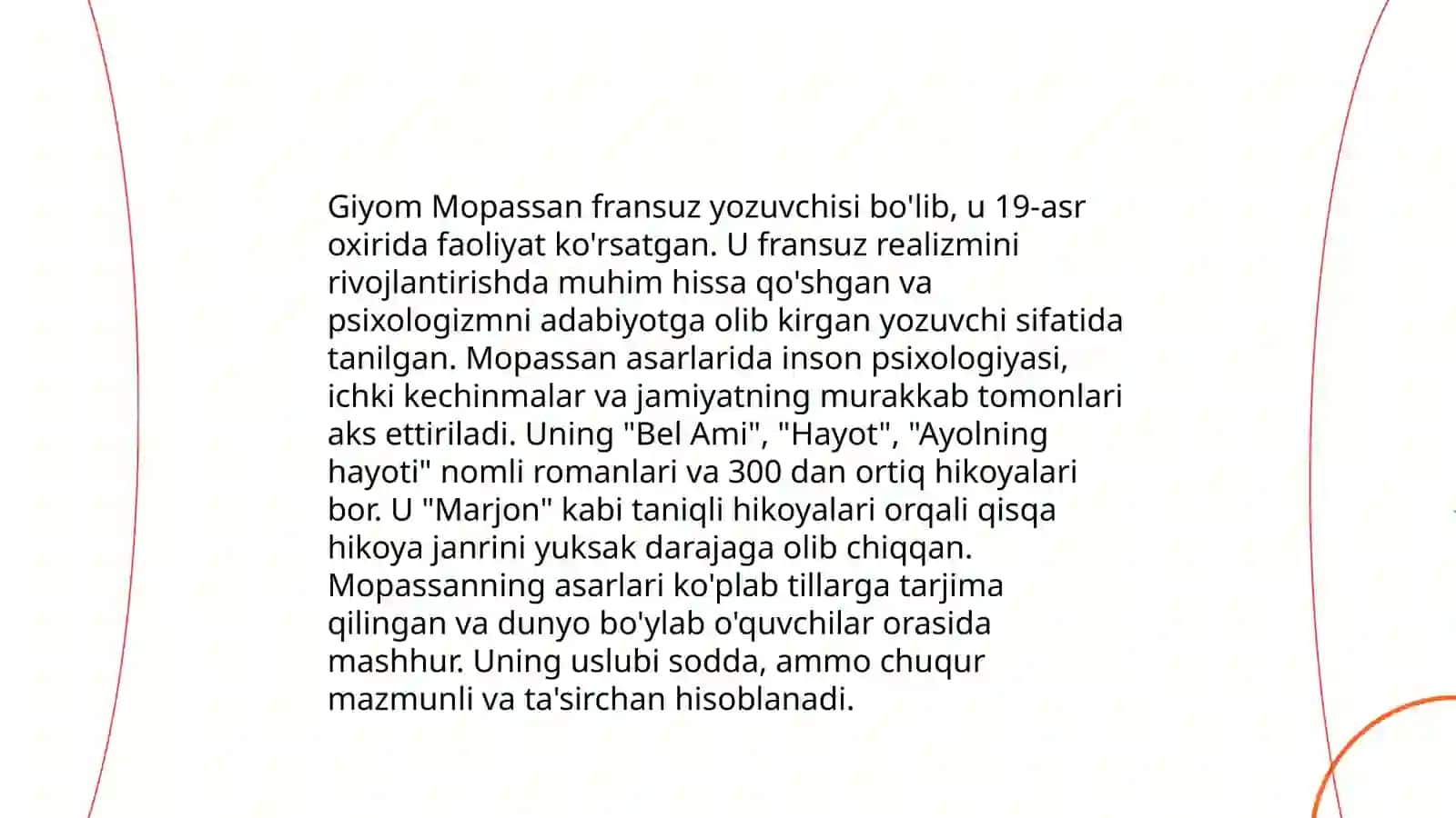 Mopassan hikoya va romanlarida psixologik tahlil 3