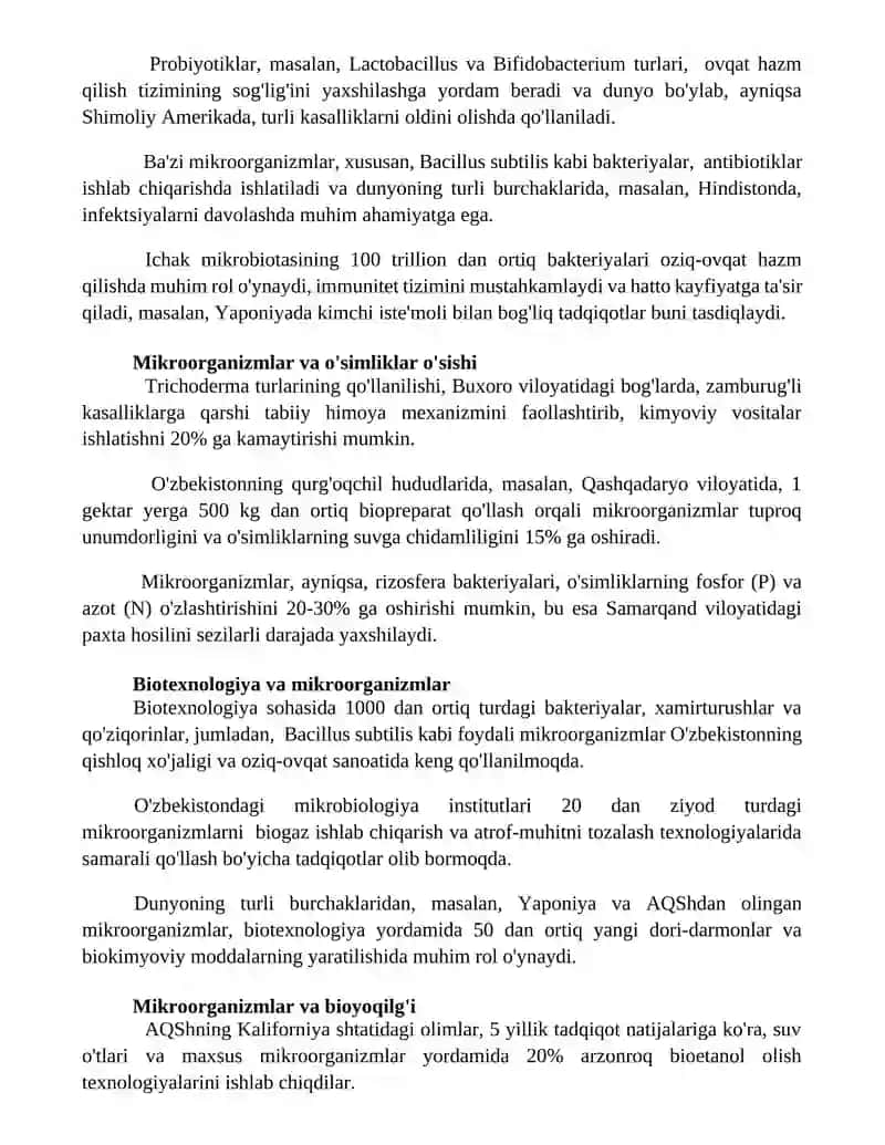 Mikroblarni foydasi bormi 1 soatlik dars ishlanma 3