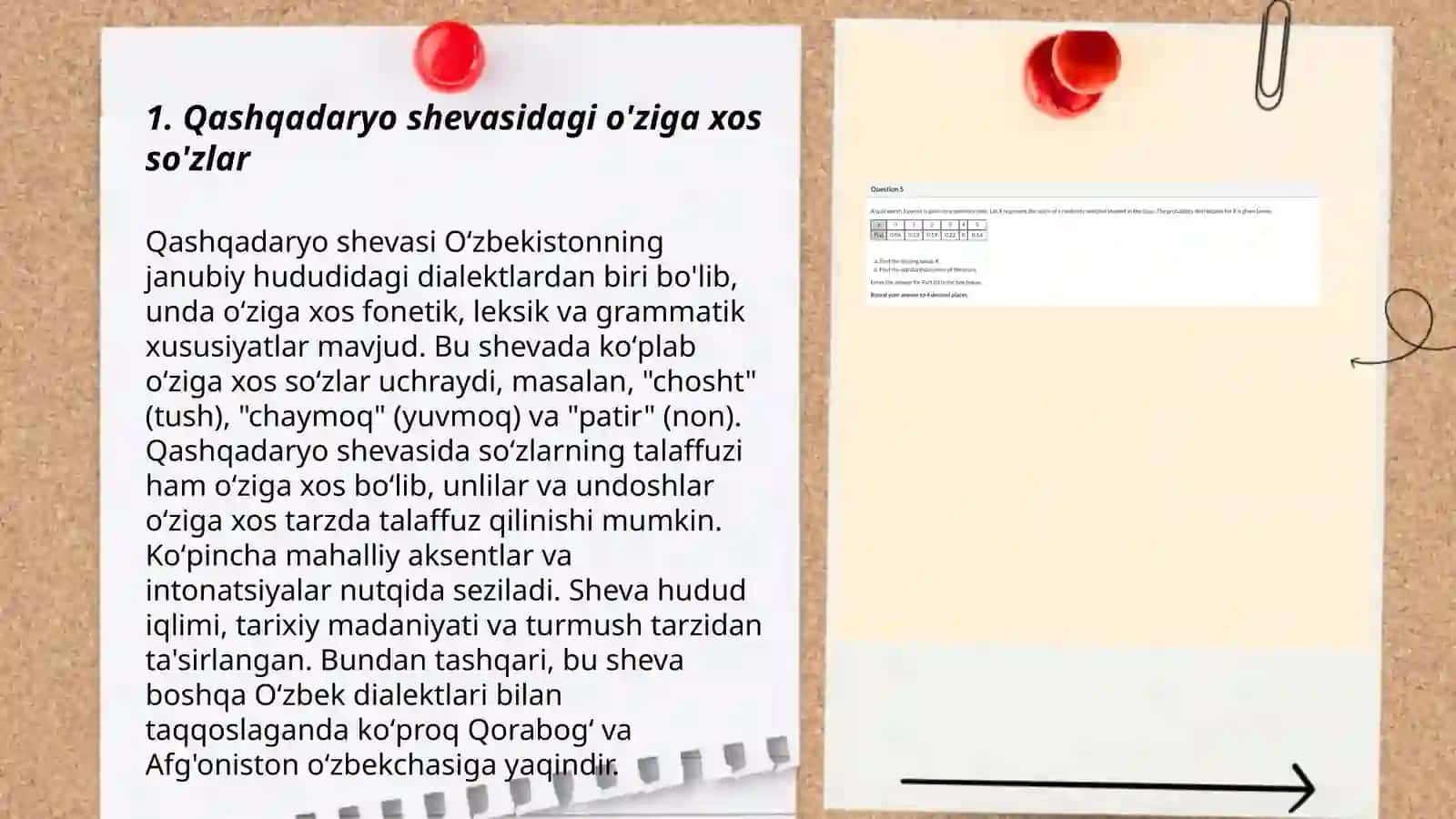 Qashqadaryo shevasidagi o'ziga xos so'zlar 3