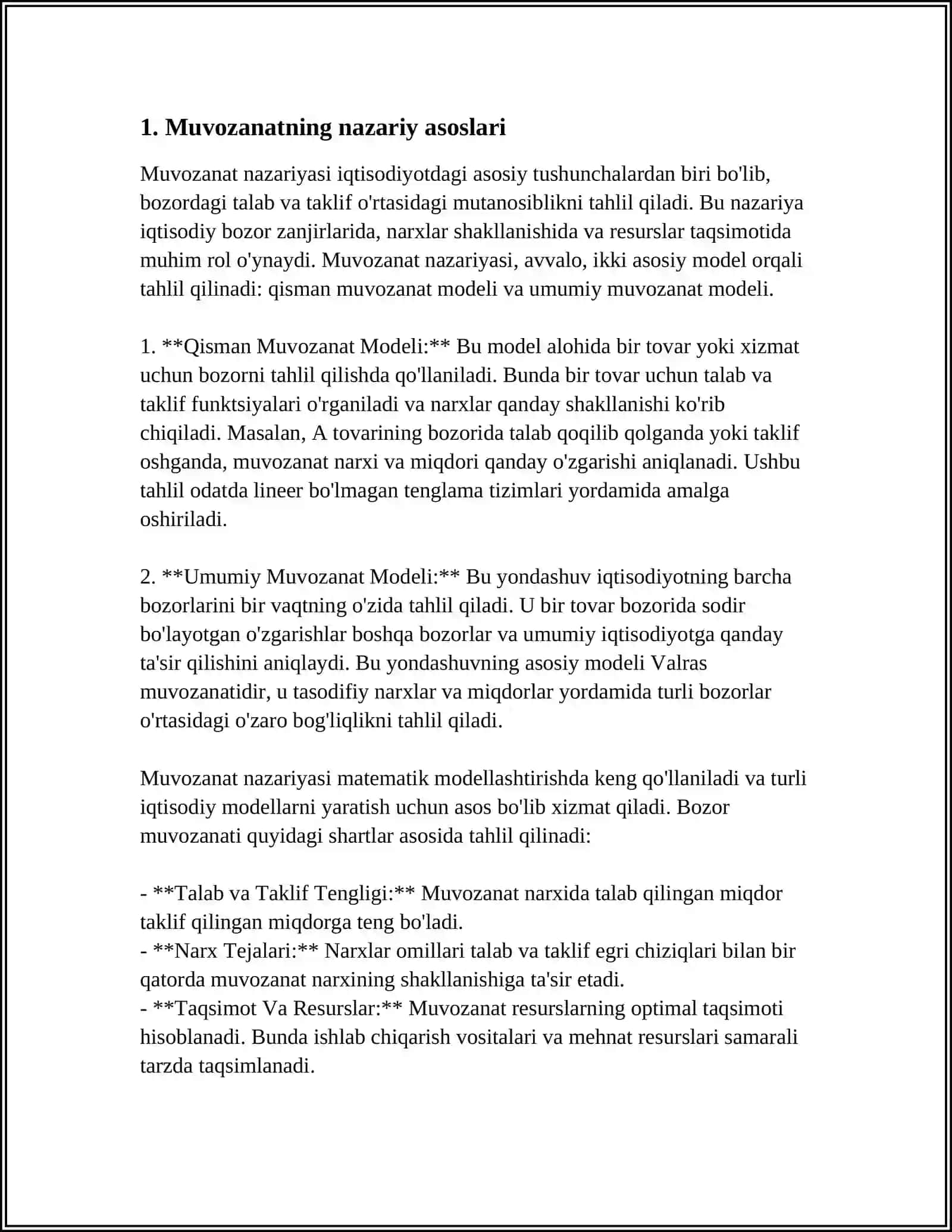 "MUVOZANAT" ROMANI 3