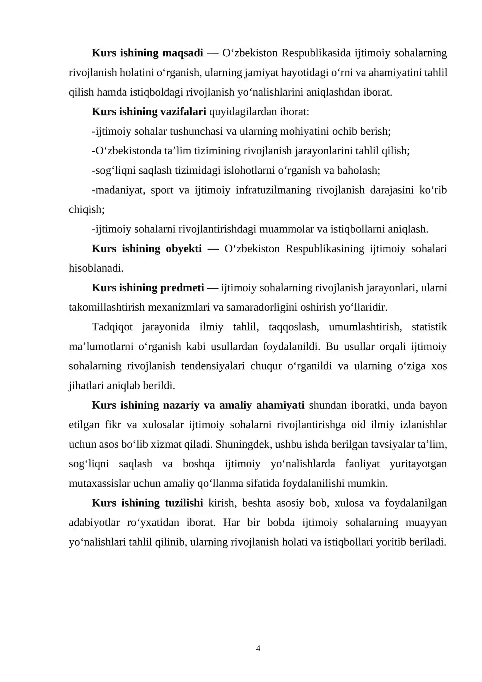 O‘zbekiston Respublikasida ijtimoiy sohalarning rivojlanishi 3