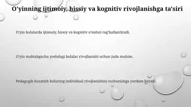 Bolalarning individual rivojlanishida pedagogik kuzatuv 3