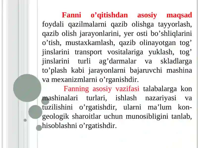 YER OSTI KONCHILIK MASHINALARI 3