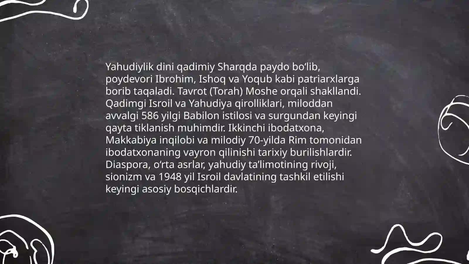Yahudiylik dinni 3