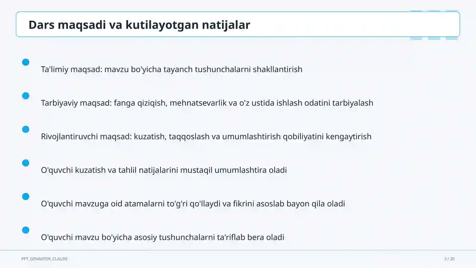 Turkiston XIX asr oxiri - XX asr boshida (9-sinf) 3