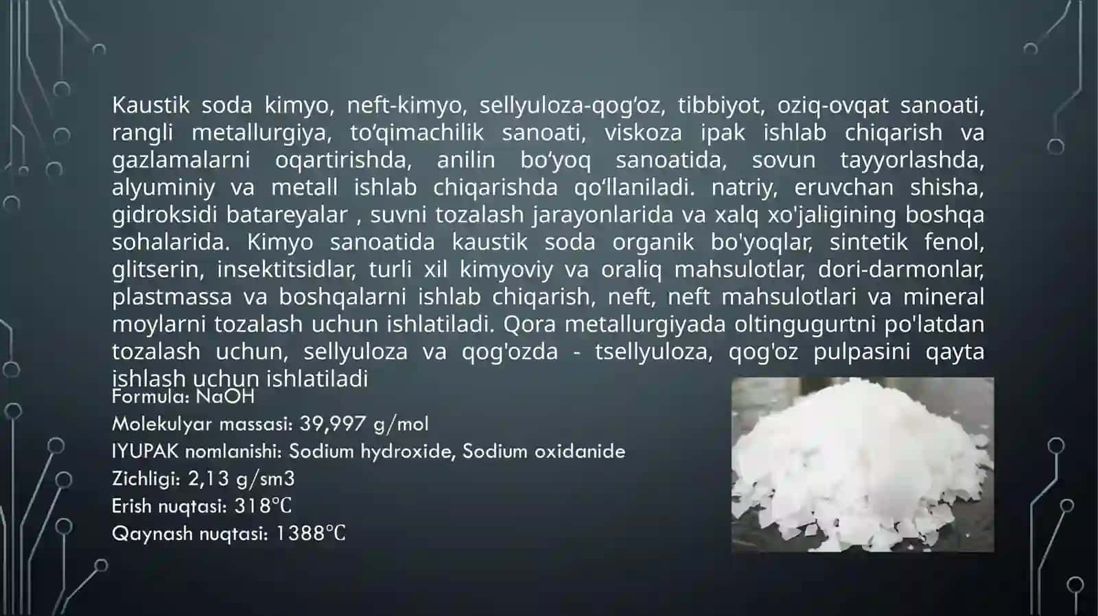 KAUSTIK SODA OLISH TEXNOLOGIYASI 3