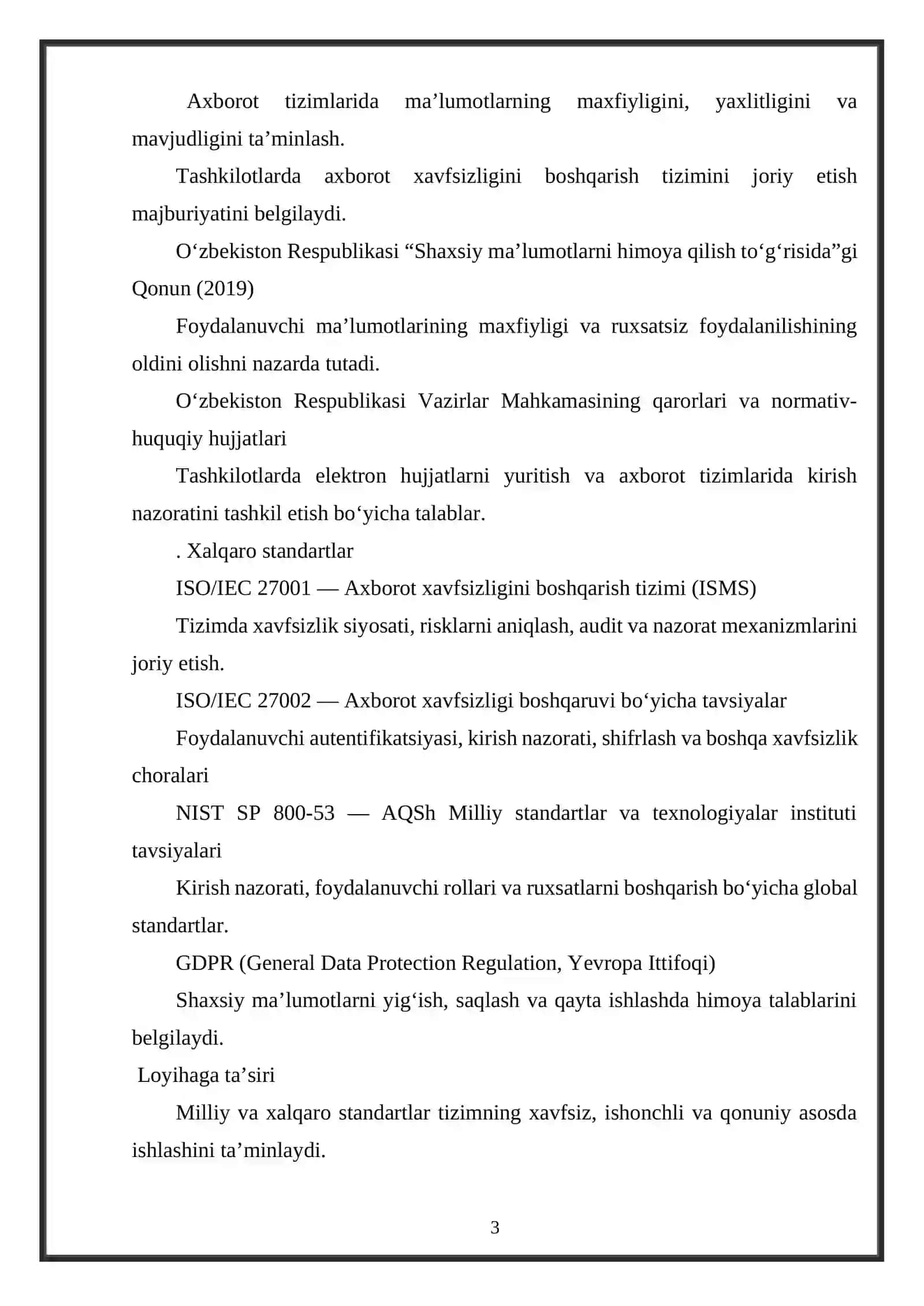 Elektron resurslarga kirish huquqlarini boshqarish malumotlar bazasi 3