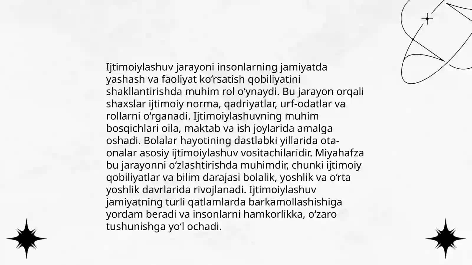 Ijtimoiy pedagogika fan va amaliy faoliyat sohasi Ijtimoiylashuv-ijtimoiy jarayon 3