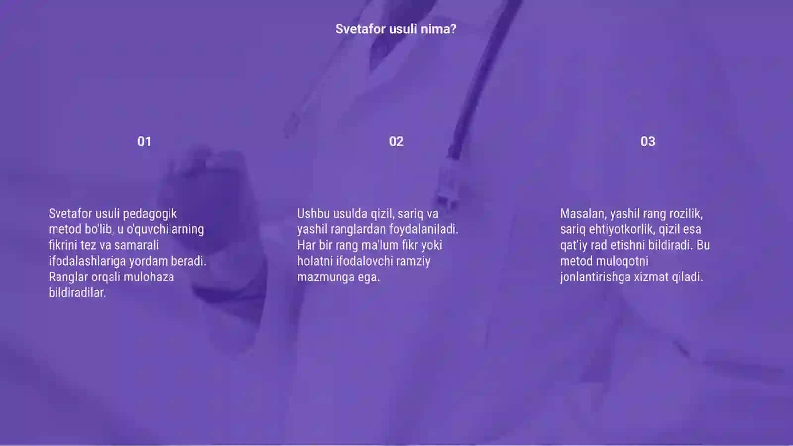 Svetafor metodi 3