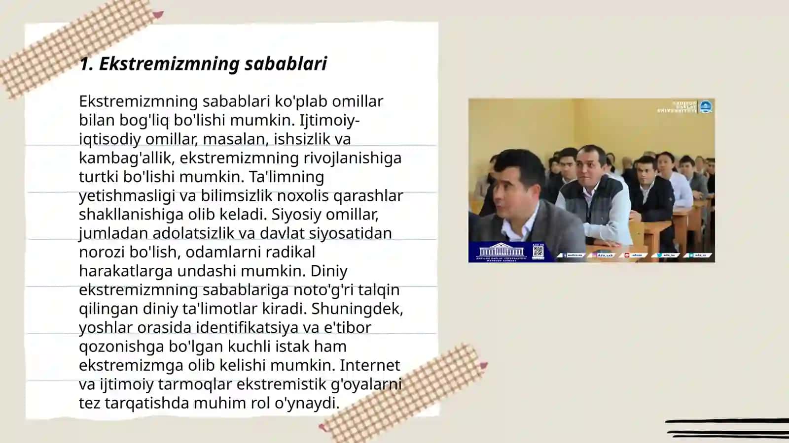 Ekstirimizmga qarshi kurashish 3