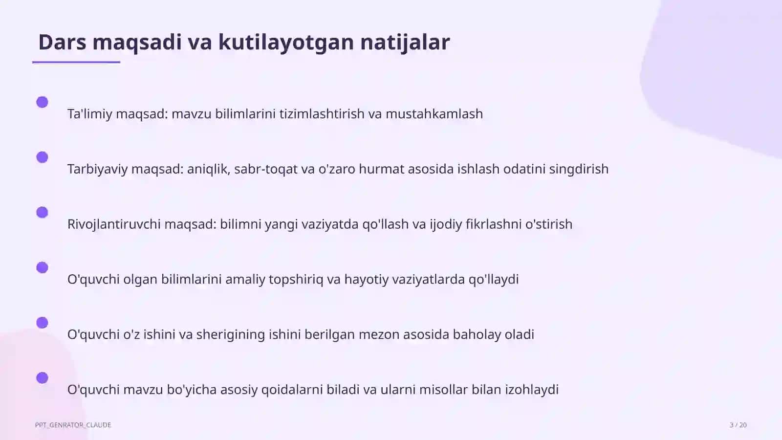 Aylana va doira: uzunlik va yuza (6-sinf) 3