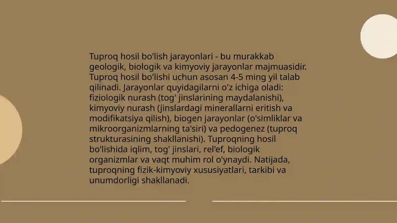 Tuproqshunoslik tarmoqlarini tahlil qilish 3