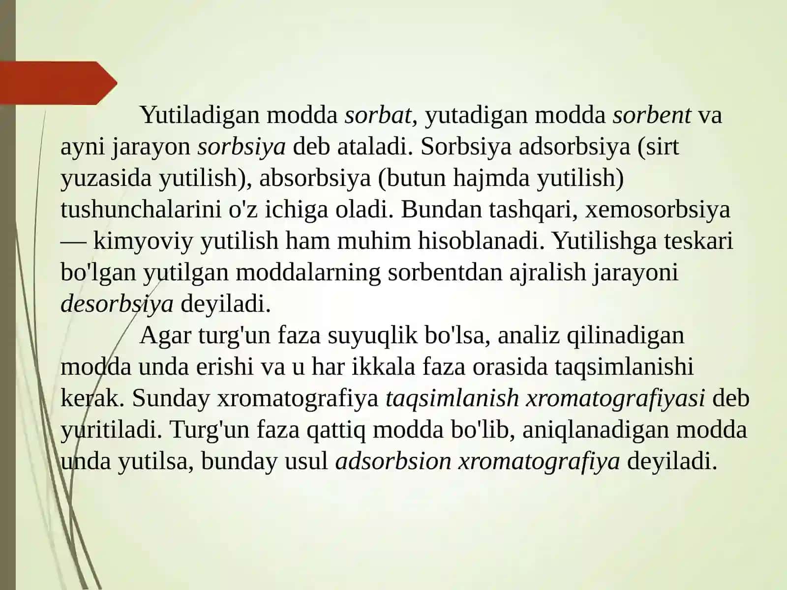 Xromotografiya va uning turlari 3
