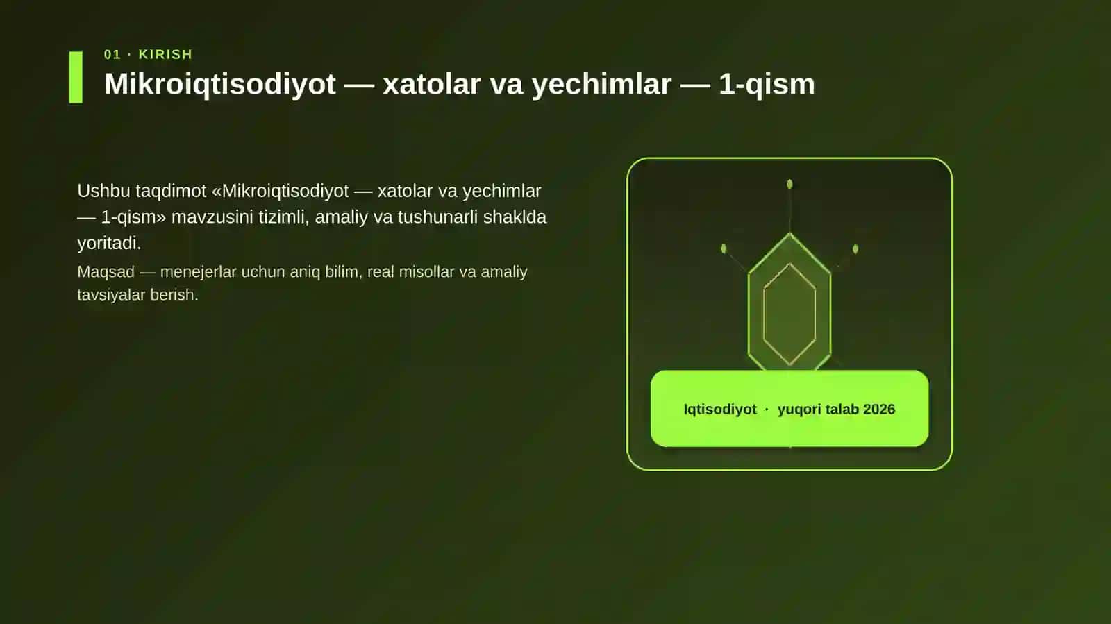 Mikroiqtisodiyot — xatolar va yechimlar — 1-qism 3