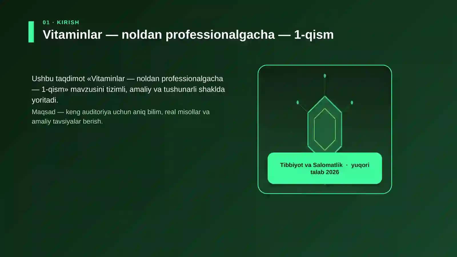 Vitaminlar — noldan professionalgacha — 1-qism 3