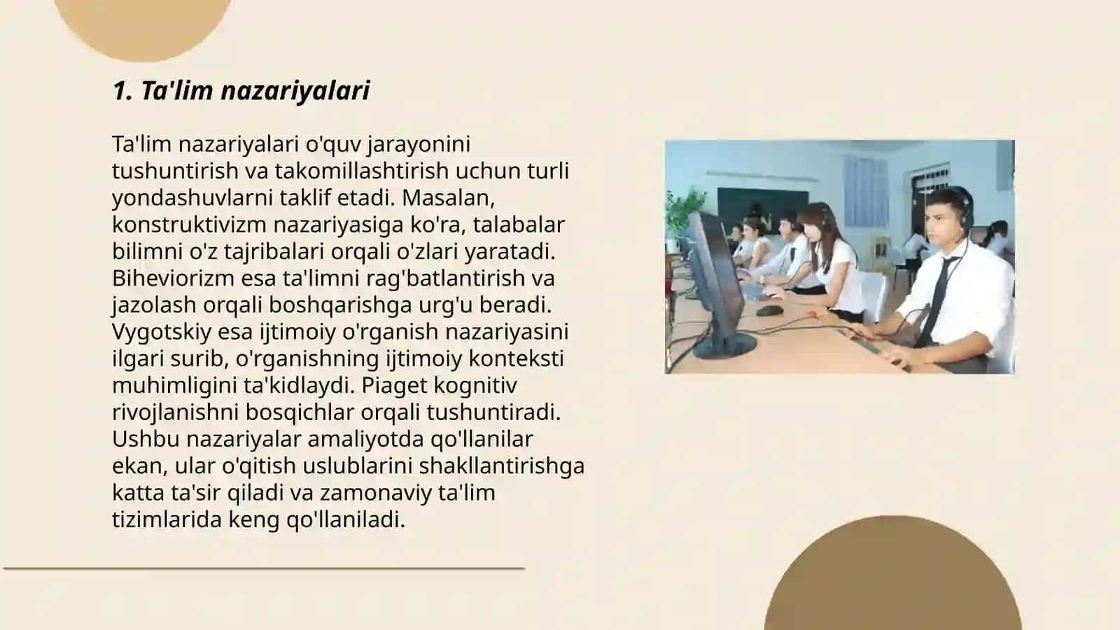 Ta'lim qonuniyatlari va prinsiplari 3