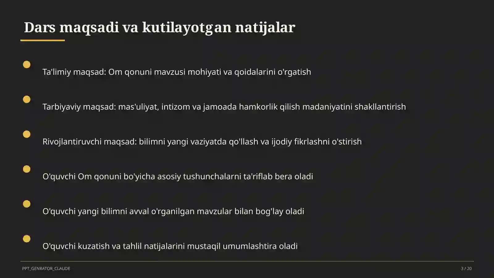 Om qonuni (8-sinf) 3