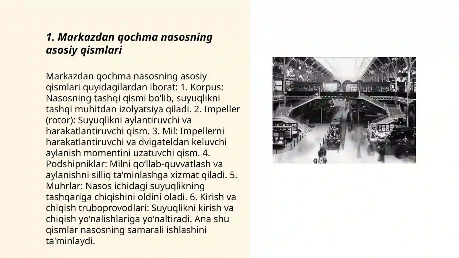 Markazdan qochma nasosning tuzilishi 3
