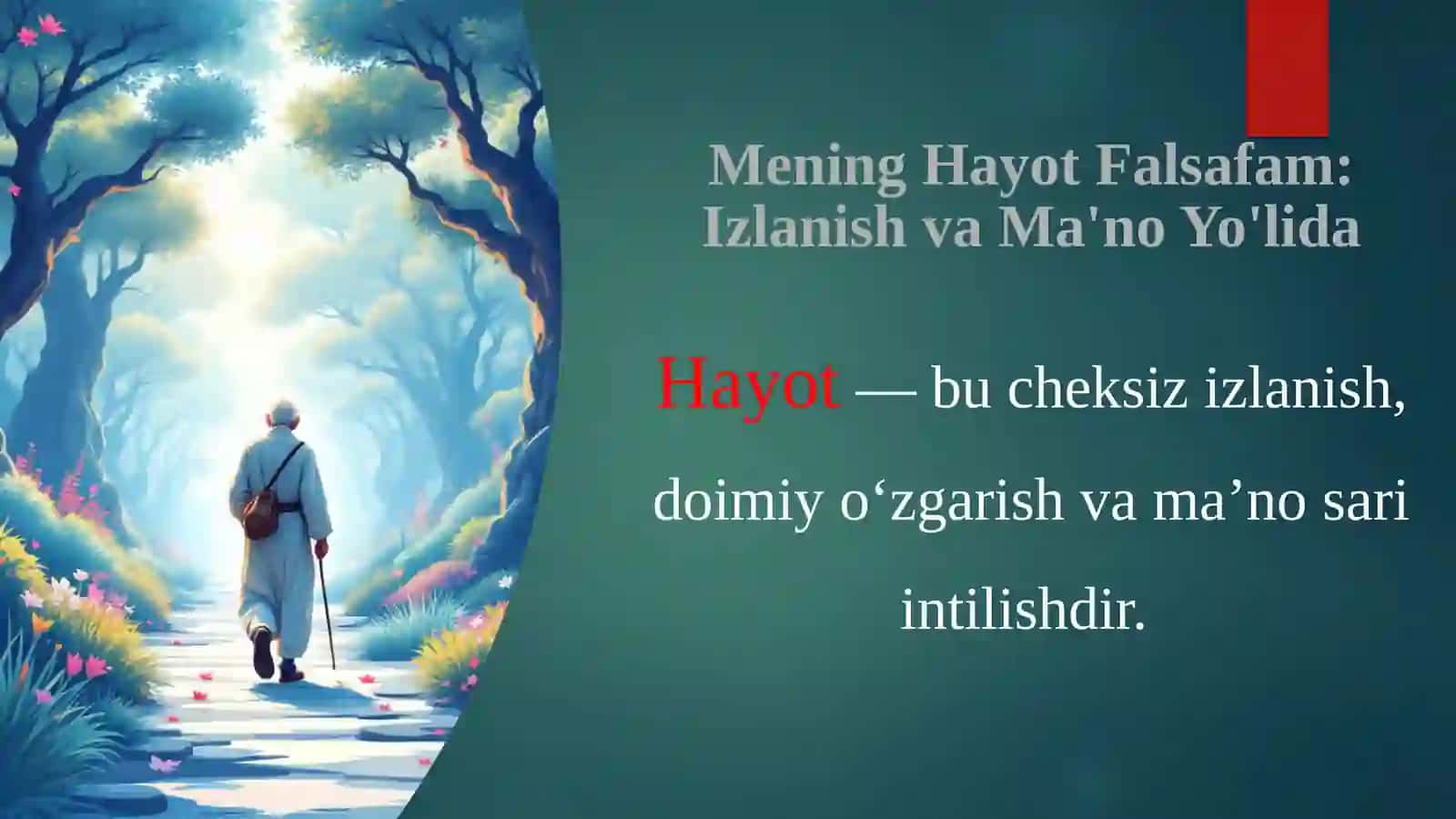 MENING HAYOT FALSAFAM 3
