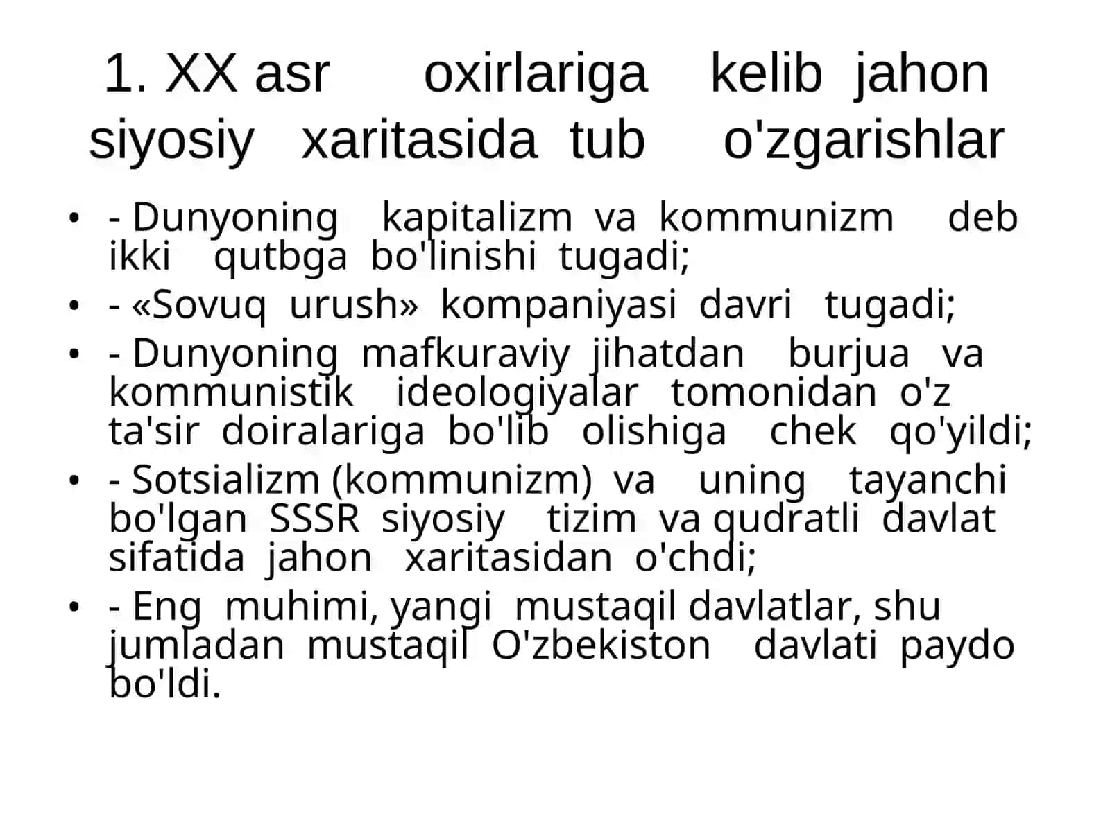 O'zbekistonning jahon hamjamiyati bilan hamkorlikda demokratik tamoyillarga asoslanishi 3