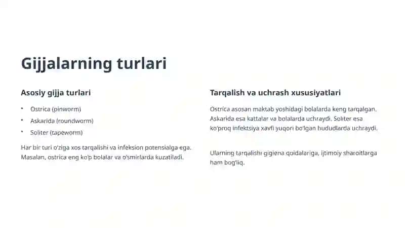 Gijjalarga qarshi vositalar: Umumiy ma'lumot 3