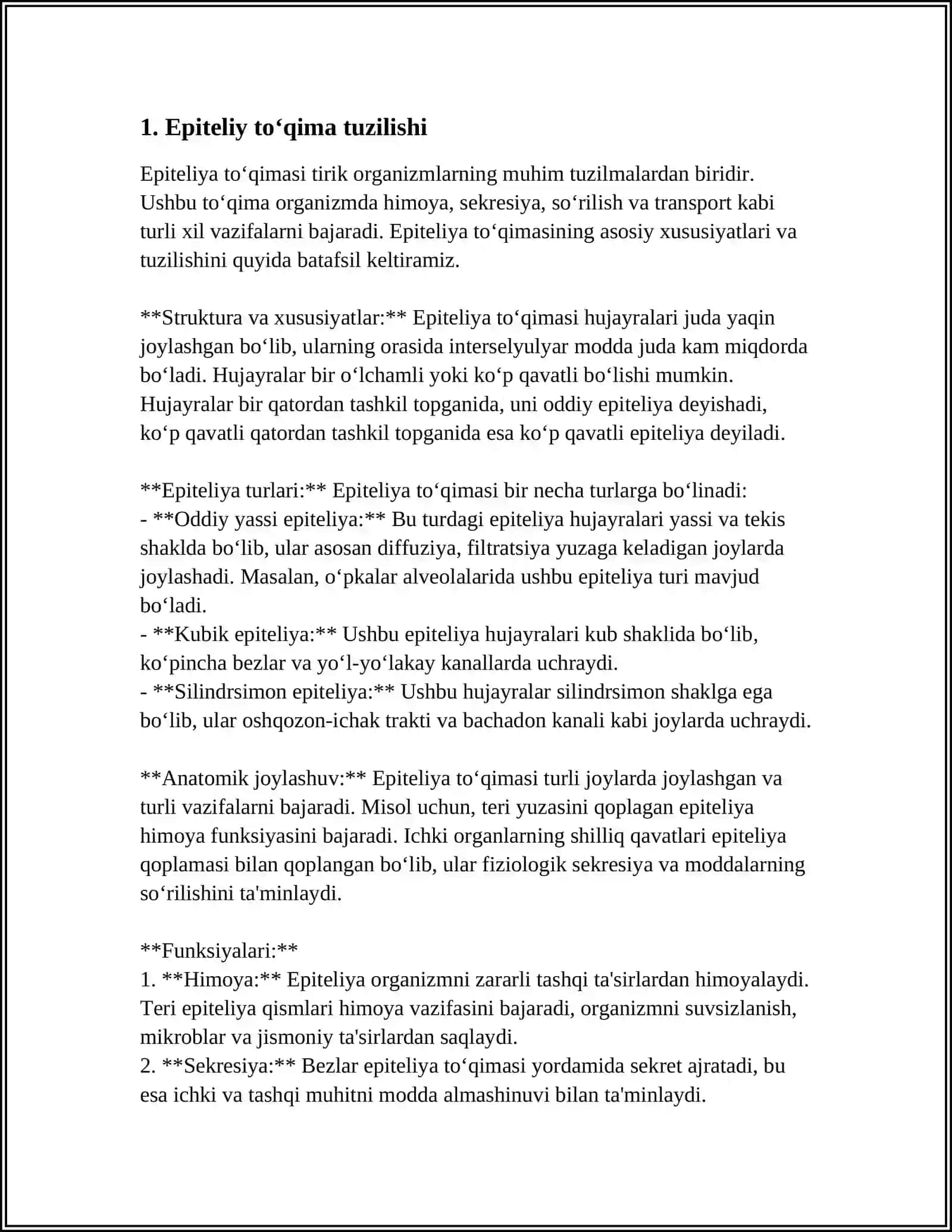 EPITELIY TOʻQIMA 3