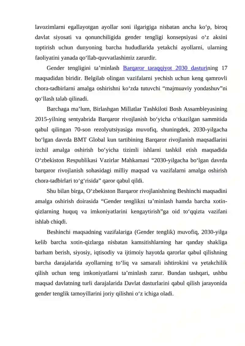 MUSTAQIL O’ZBEKISTONDA XOTIN QIZLAR XIMOYASI 3
