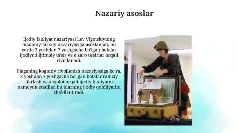 Maktabgacha ta'limda bolalarni ijodiy faoliyatini tashkil qilish texnologiyasi 3